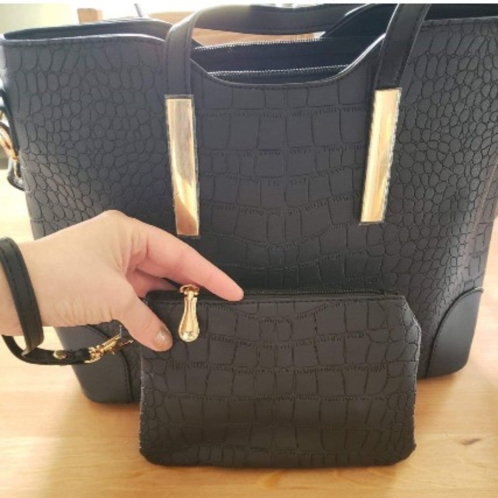 Shoulder Tote Bag & Wallet